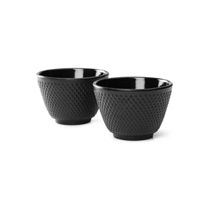 Image de Bredemeijer G004Z Asia Jang Set de 2 Tasses à Thé Fonte Noir 100ml