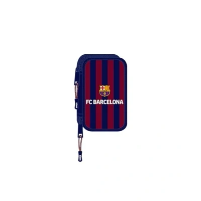 Image de Trousse scolaire SAFTA F.C. Barcelone 28 outils inclus pratique et polyvalente bleu