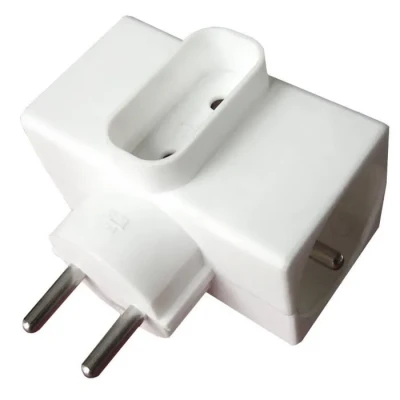 Image de Triplite 2x 16A + 1x6A latérale Blanc Zenitech