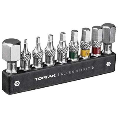 Image de TOPEAK Allen BitKit 9 Tools Adulte Unisexe, Multicolor, Taille Unique