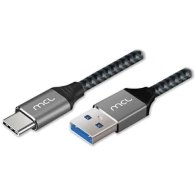 Image de MCL MC1D99A003C0532 câble USB 3.2 Gen 1 (3.1 1) 2 m C A Noir, Gris Neuf