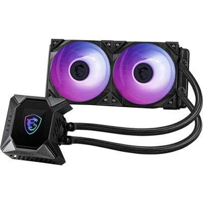 Image de MSI MPG CORELIQUID K240 V2 système de refroidissement d&#039;ordinateur Boitier PC Kit 12 cm Noir Neuf