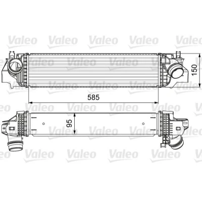 Image de VALEO 818640 Intercooler sans vanne EGR MINI: 3/5 portes, Countryman, BMW: 2 Active Tourer, X2, 1 portes