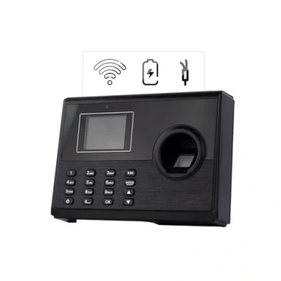 Image de HDWR TimeLok 400NWEPBI, pointeuse, LAN + WiFi, Batterie supplémentaire, Wiegand IC, Empreinte Digitale, vérification par Carte/Rouleau RFID, 125 kHz et 13,56 MHz, jusqu&#039;à 3 000 employés