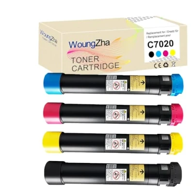 Image de Woungzha Compatible Cartouche de toner Versalink C7020 C7025 C7030 Remplacement pour Xerox (4 Pack)