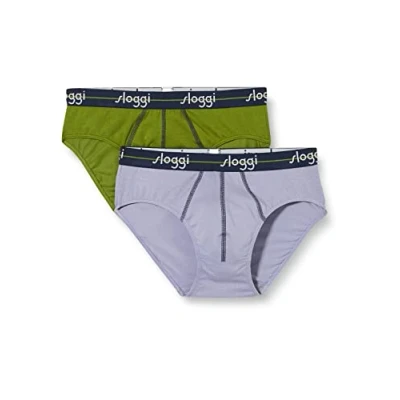 Image de Sloggi Start Midi C2P Box Homme, Taupe Dark Combination, 2