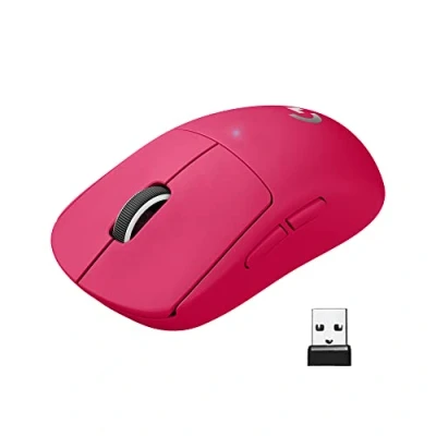 Image de Logitech G PRO X SUPERLIGHT Souris Gaming sans Fil, Ultra légère 63g, Capteur HERO 25K, 25 600 PPP, 5 Boutons Programmables, Longue Longévité des Piles, Memoire Integrée, Compatible avec PC/Mac