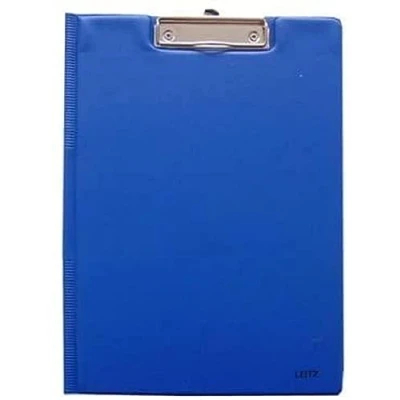 Image de LEITZ Ecritoire porte blocs à couverture, format A4, film transparent PP, bleu, couverture en cart