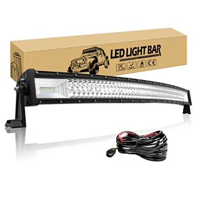 Image de Willpower 107cm 540W Barre Lumineuse Led de Travail Incurvé 7D Combo Faisceau Spot D&#039;inondation DC 12V 24V 4x4 Voiture Camion Tracteur Offroad Véhicules ATV Utvs