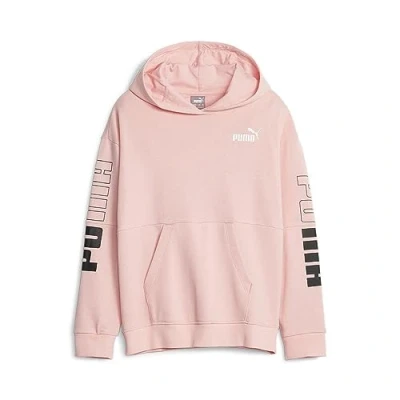 Image de PUMA Sweat à Capuche Power Colorblock FL G Sudation Fille, Smoothie pêche, 176