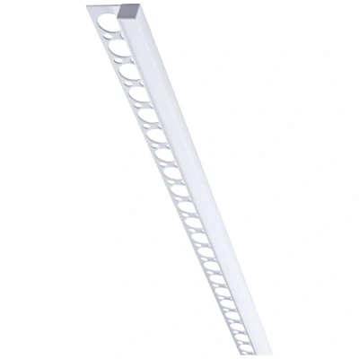 Image de Paulmann LumiTiles 78410 Cadre profilé LED avec diffuseur IP44 En aluminium anodisé satiné Protection contre les éclaboussures Pour salle de bain 2 m