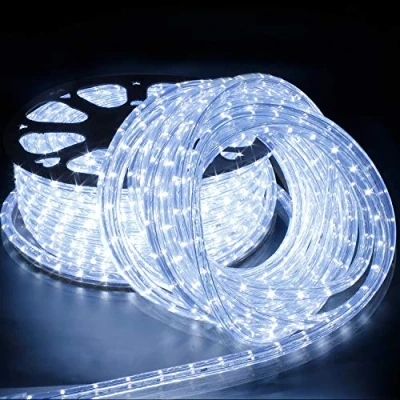 Image de Forever Speed 50 Mètres LED Tube Lumière lumineux, Tubes lumineux Extérieur et Intérieure pour Jardin, Noël, Mariage, Fête,Salle de Séjour, Tuyau Bande IP65,Blanc froid