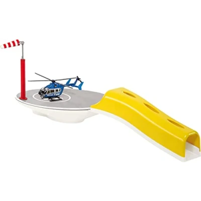 Image de siku 5506, Héliport avec Hélicoptère &quot;Heli Taxi&quot; à l&#039;échelle 1:87, Plastique, Multicolore, compatible les hélicoptères 1:50 et Utilisation polyvalente