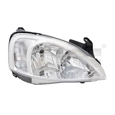 Image de TYC 20 6066 05 2 Phares gauche H7/H7 pour circulation à droite sans moteur électrique OPEL: Corsa C 3/5 portes, С Van, Combo Van / Break