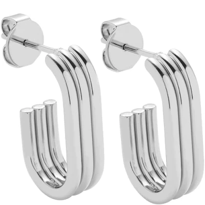 Image de Leonardo Boucles d&#039;oreilles silvercoloured, Femme, Taille: One Size, Silver coloured