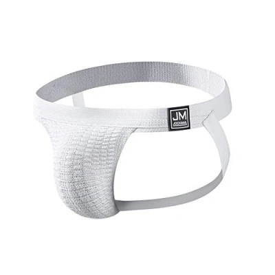Image de JOCKMAIL Sous vêtements sexy pour homme Blanc Large