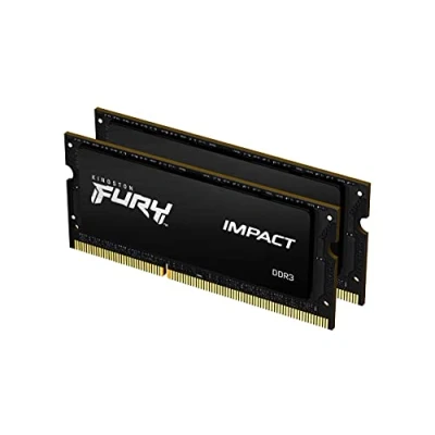 Image de Kingston FURY Impact 8GB (2x4GB) 1866MHz DDR3 CL11 Mémoire d’ordinateur Portable Kit de 2 KF318LS11IBK2/8