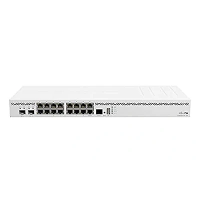 Image de MikroTik CCR2004 16G 2S+ Routeur connecté 16 Gigabit Ethernet Blanc