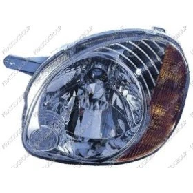 Image de PRASCO HN3224823 Phares droit H4 jaune avec feu de clignotant sans commande pour correcteur site projecteur