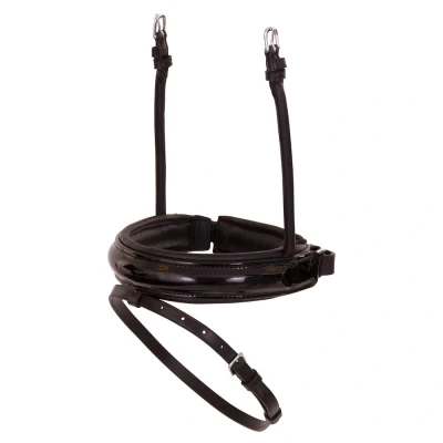 Image de BR Cordon de serrage Muserolle Laque Extra Large SD Full Noir / Blanc
