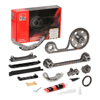 Image de FAI AutoParts TCK42CRD 06 Jeu de distribution à chaînes avec joints, roues dentées Simplex, duplex, Chaîne rouleaux