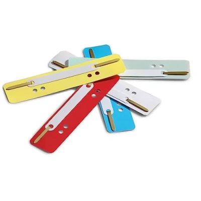 Image de Durable 691000 Attaches Flexi Relieur à Lamelles avec Perforations Universelles 60/80 Format 34 x 150 mm Capacité 100 feuilles A4 Assortis Sachet de 25 pièces
