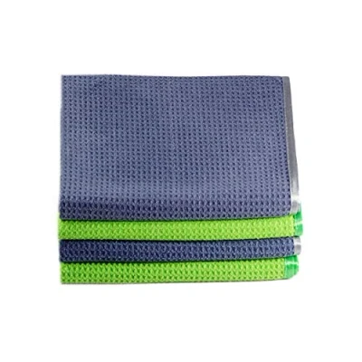 Image de Glart Lot de 4 torchons absorbants en microfibre pour sécher le verre, la vaisselle, vaisselle et salle bain, 70 x 50 cm, Serviettes Sèches