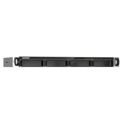 Image de QNAP TS 435XeU 4G NAS monté en rack à 4 baies Connectivité 2,5GbE/10GbE, cache SSD M.2 NVMe, sans HD