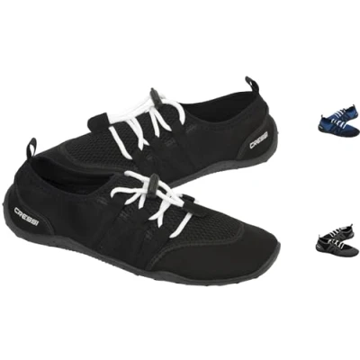 Image de Cressi Elba Pool Chaussures de Plage et Piscine Mixte Adulte, Noir, 37