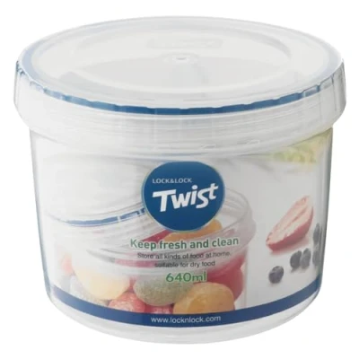 Image de Lock&amp;Lock LLS131 Twist Boîte ronde 640 ml