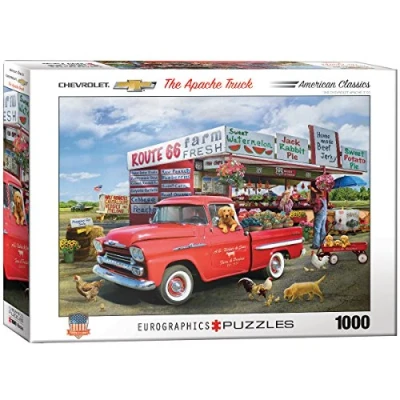 Image de Eurographics Chevrolet Apache Puzzle pour enfants, Taille: One Size, Multicoloured