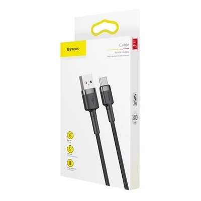 Image de Baseus CATKLF BG1 câble de téléphone portable Noir 1 m USB A C Neuf
