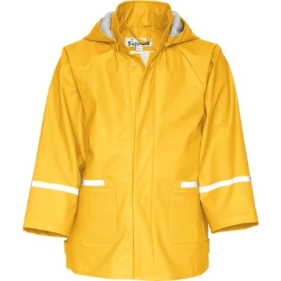 Image de Playshoes Garçon Regenjacke Basic Blouson, Jaune (Yellow), FR : Taille unique (Taille fabricant 12 18 mois) EU