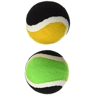 Image de Schildkrot Fun Sports Balles de Remplacement en Velcro 2 Pièces Lot, Vert Jaune, Diamètre 6,25 cm