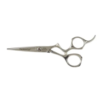 Image de Olivia Garden PrecisionCut Ciseau, Taille 5&quot; Poignée Ergonomique, Puissantes Lames Convexes , Fait Main avec de l&#039;Acier Japonais, Dans une Pochette