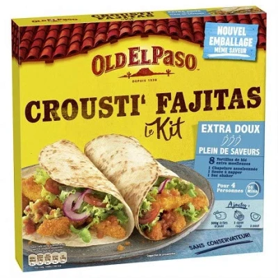 Image de OLD EL PASO Kit Crousti Sans Piment 521G Lot De 3