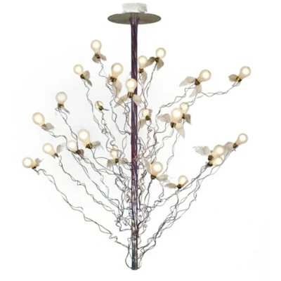 Image de Ingo Maurer Birds Suspension 190cm Câble Rouge/Bleu