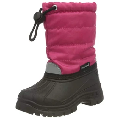 Image de Playshoes Bottine D&#039;Hiver Bottes de pluie Mixte Enfant, Rose Vif, 24 EU