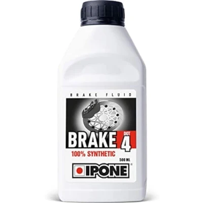 Image de IPONE Liquide de Frein et Embrayage Moto Brake Dot 4 100% Synthétique Point d’ébullition à sec 260C 500 ml