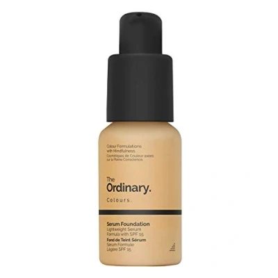 Image de Fond de teint sérum The Ordinary, 30 ml Pigment léger, système suspension à couverture modérée