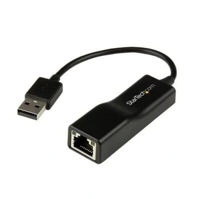 Image de StarTech.com Adaptateur réseau USB 2.0 vers Ethernet 10/100 Mb/s Convertisseur RJ45 M/F Neuf