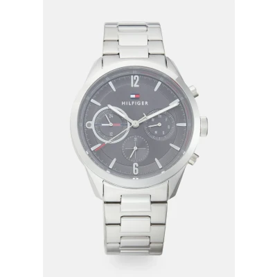 Image de Tommy Hilfiger Matthew Montre à aiguilles silvercoloured, Homme, Taille: One Size, Silver coloured