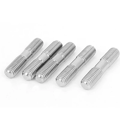 Image de sourcing map M8 x 40mm Acier inoxydable A2 Vis à goujon filetée double extrémité 5pcs