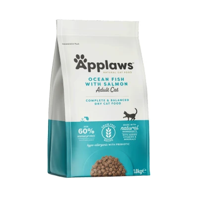 Image de 1.8 kg Applaws Adult nourriture pour chats Poisson de mer et Saumon