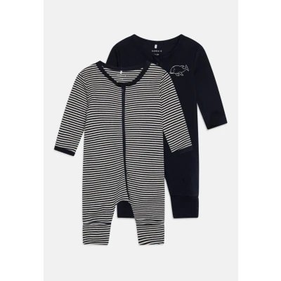 Image de Name it Nbnnightsuit ZIP Unisex 2 PACK Pyjama pour enfants, Taille: 0 1m, Dark sapphire