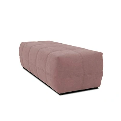 Image de DOMO collection Brandon Tabouret rembourré, Repose Pieds, 150 x 60 40 cm, Rose