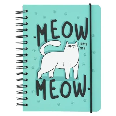 Image de Grupo Erik Carnet Chat Pointillé de Notes A5, Spirale Bullet Journal Agenda Notebook