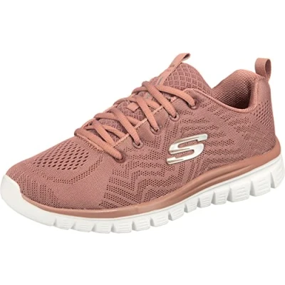 Image de Skechers Femme Graceful Get Connected Baskets, Mauve Mve, 39.5 EU
