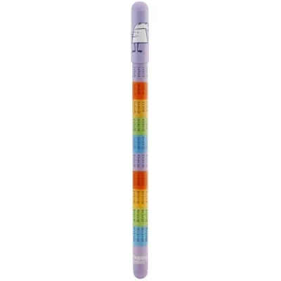 Image de stylo effaçable avec gomme, TABLE DE MULTIPLICATION, gel, encre bleue, usage scolaire, 0,5 mm, 1