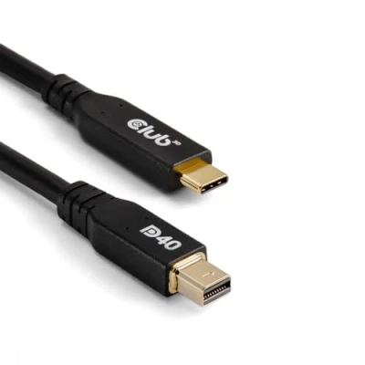 Image de CLUB3D CAC 1561 câble DisplayPort 2 m Mini USB Type C Noir